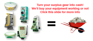 We buy used equipment working or not!