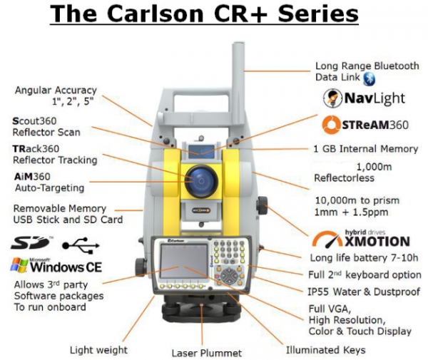 Carlson-CR+ Robotic Total Station