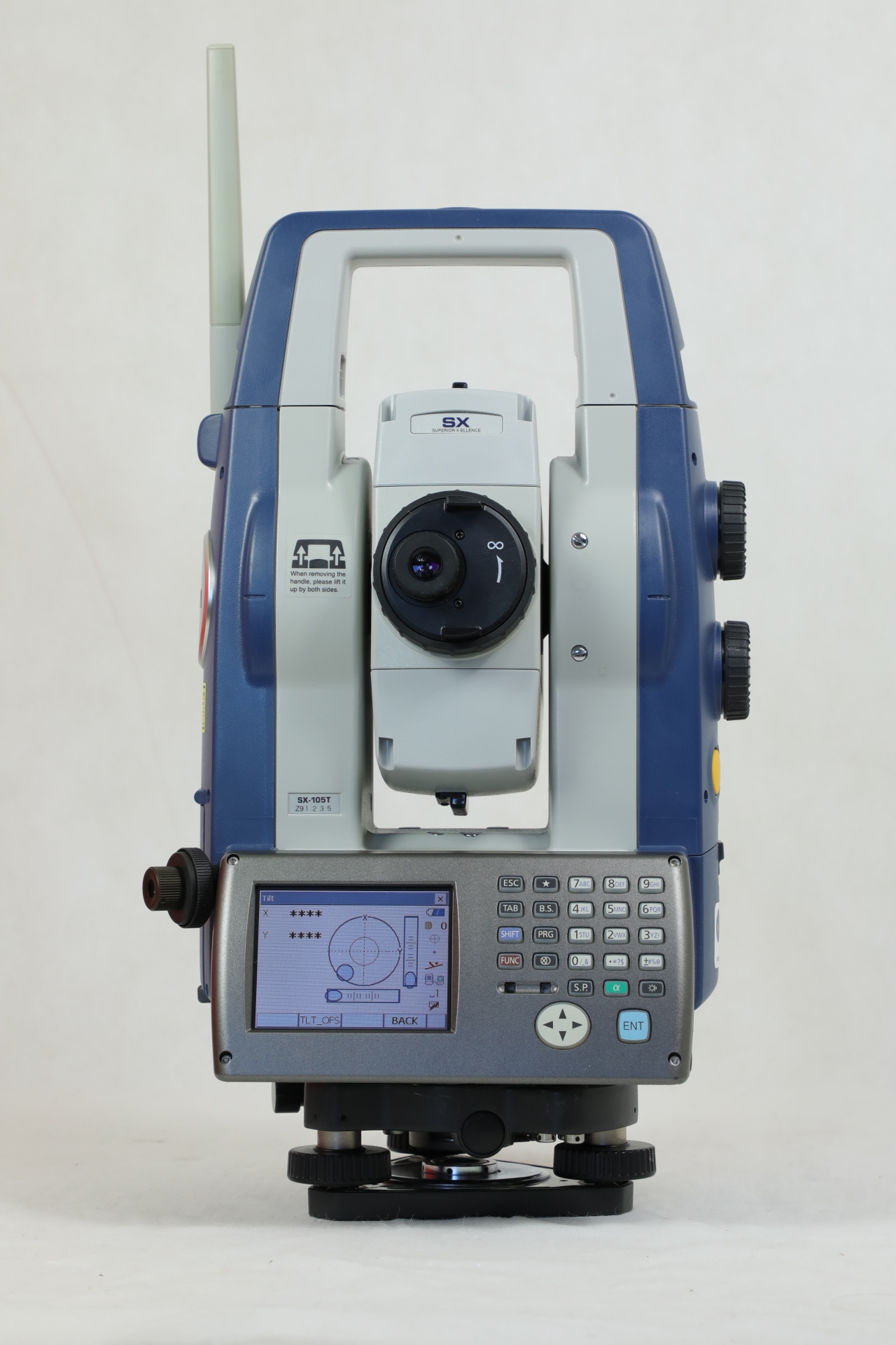 Sokkia SX105T 5″ Reflectorless Robotic Total Station with RC-PR5