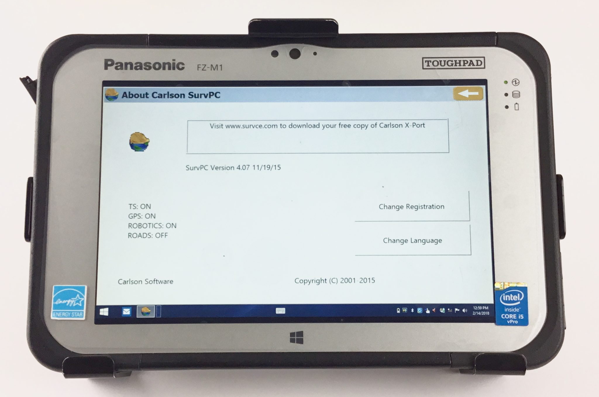Topcon Hiper V GNSS Base and Rover Kit w/ Panasonic Toughpad SurvPC