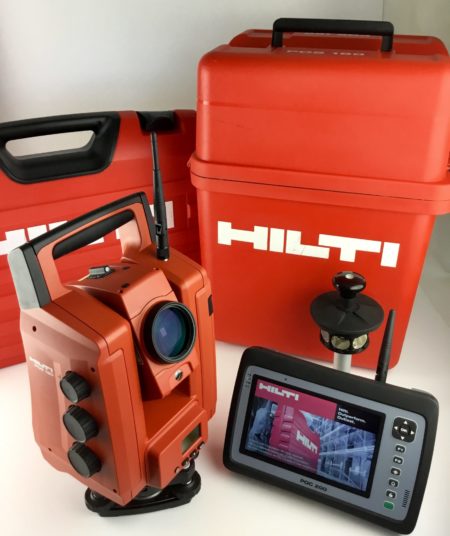 Hilti POS 180 Robotic Total Station with POC 200 Data Collector