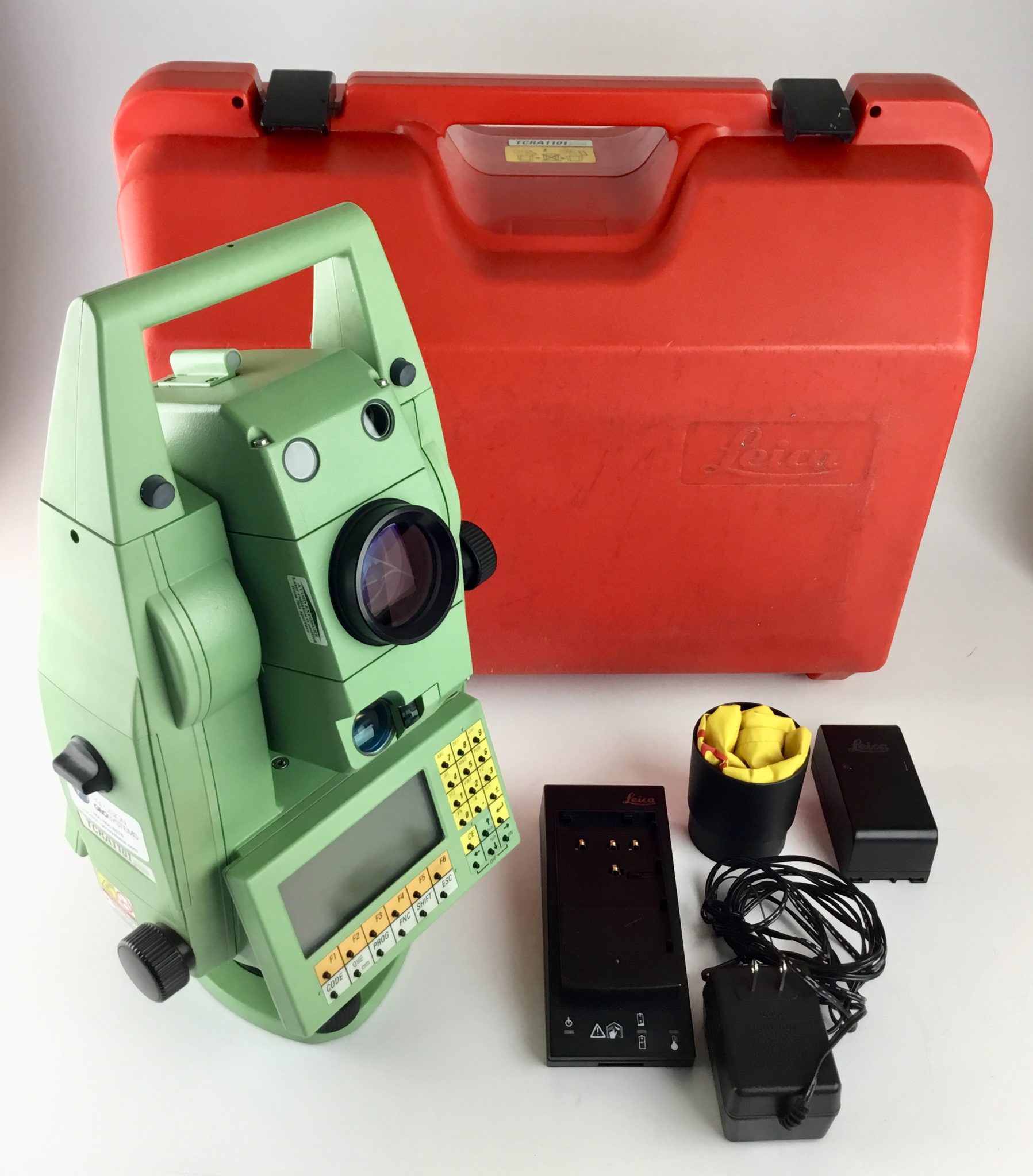 Leica TCRA1101plus, PowerSearch 1″ Robotic Total Station Reconditioned